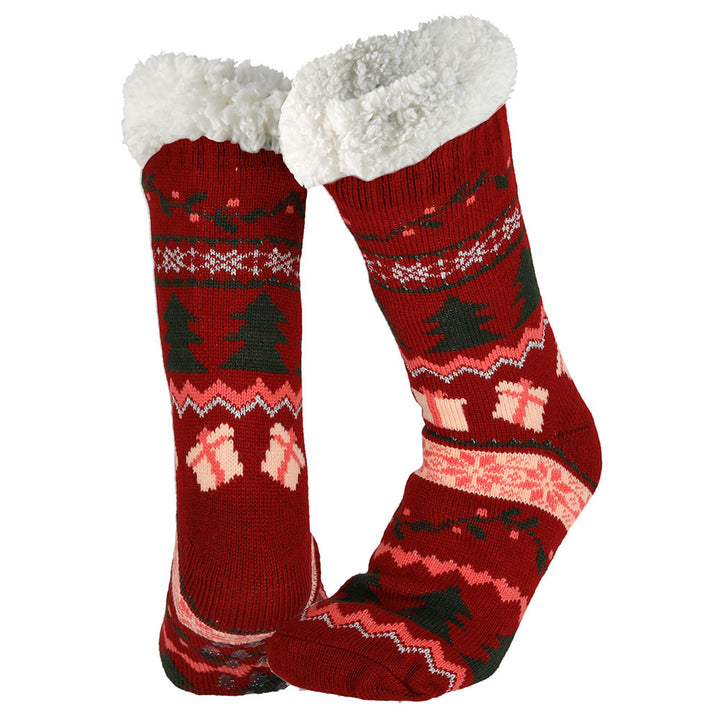 Apollo Ladies X-Mas Home Socks (Pair)