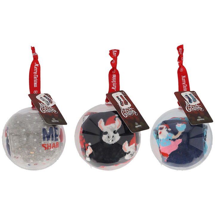 Apollo Kids X-Mas Socks 2-Pack Bubble