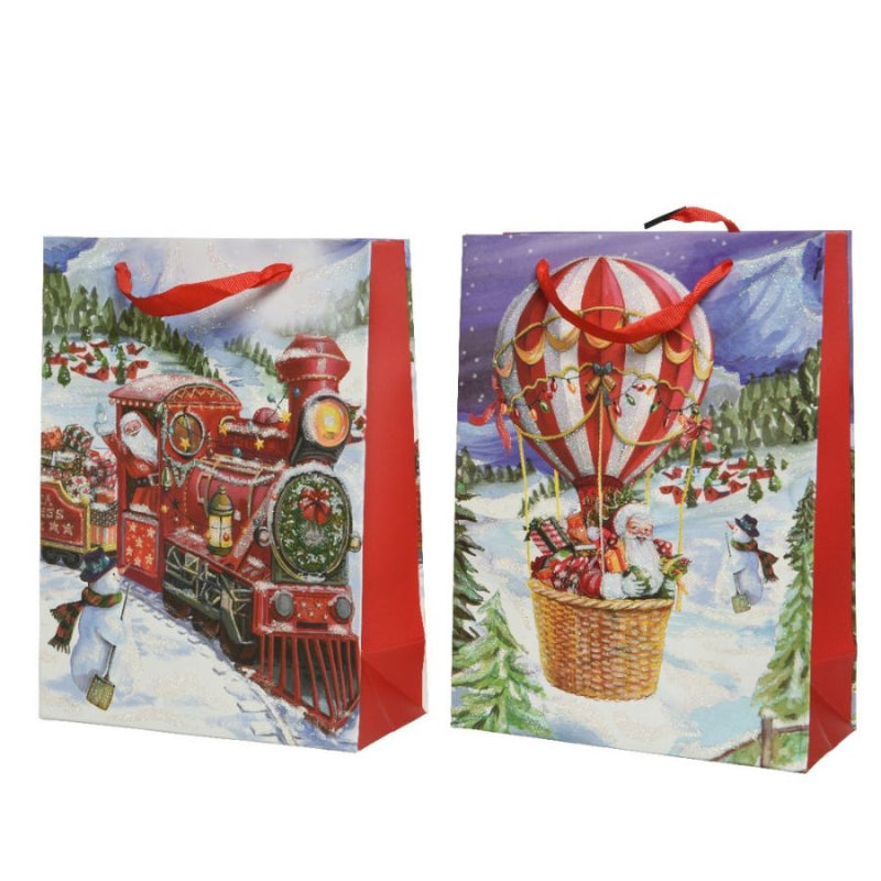 42cm Gift Bag Santa
