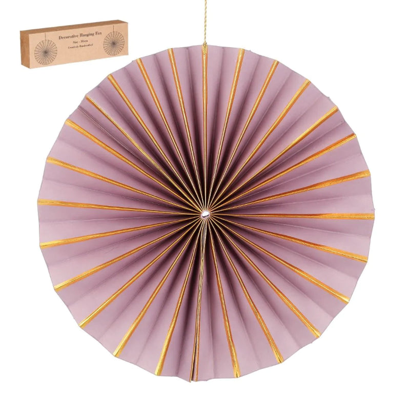 30cm Hanging Fan Purple