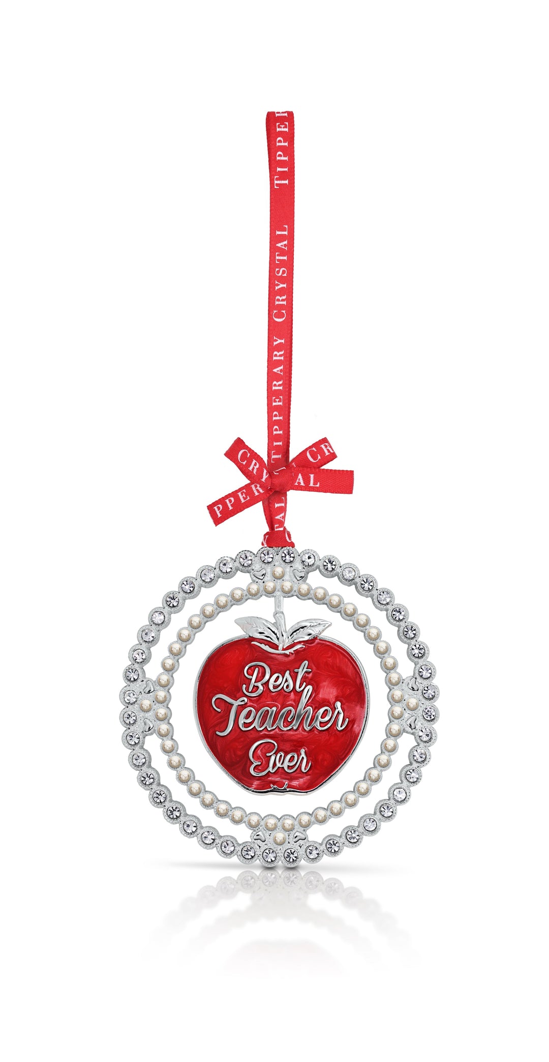 Tipperary Crystal Pearl Teachers Christmas Decoration