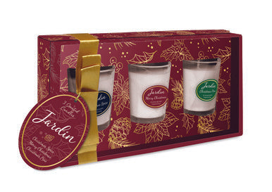 Tipperary Jardin Collection Mini Candles - Set of 3