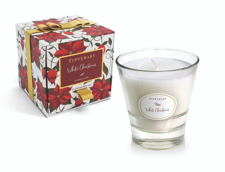 Poinsettia Tumbler Candle