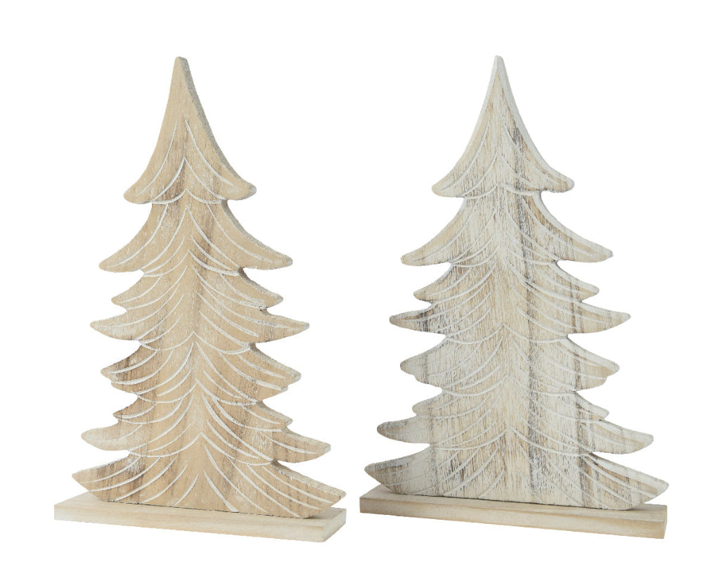 35.5cm Wooden Tree Ornament