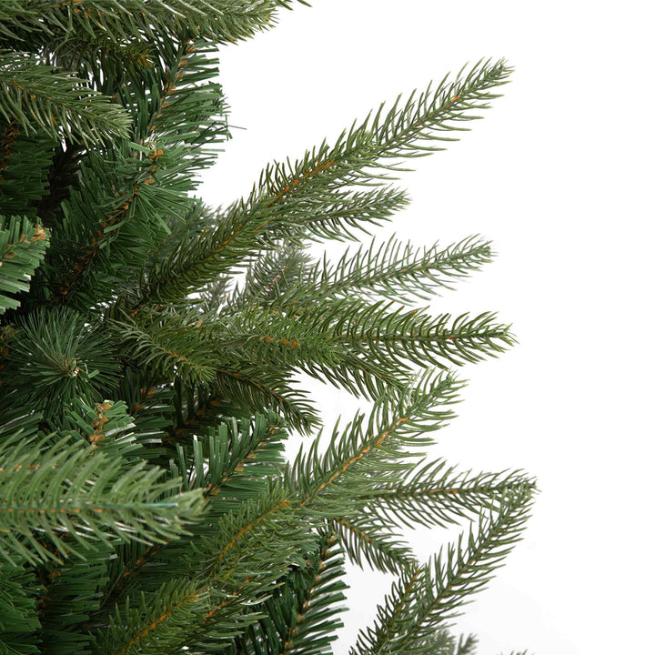 Close up Green artificial Christmas tree