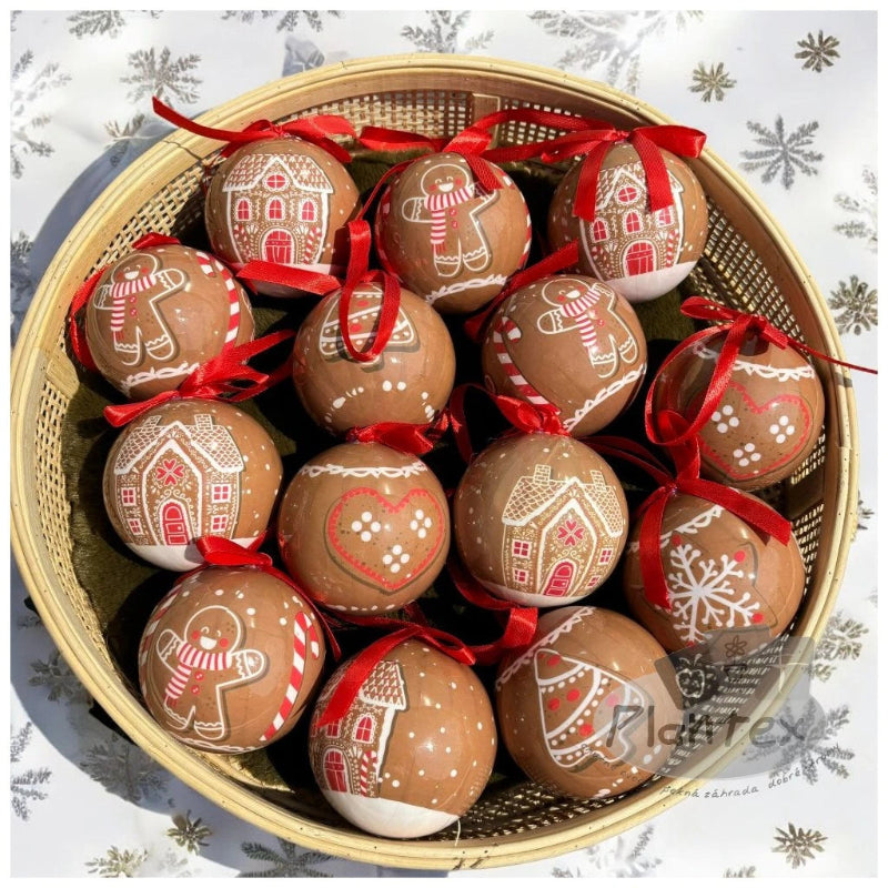 8cm Gingerbread Bauble