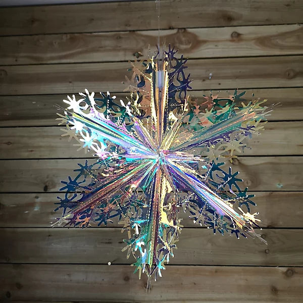 40cm Holographic Snowflake