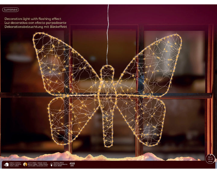 43cm Micro LED Butterfly Flashing Effect