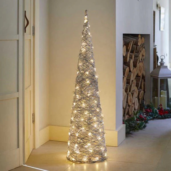 Treedazzle! Rattan Cone Grey
