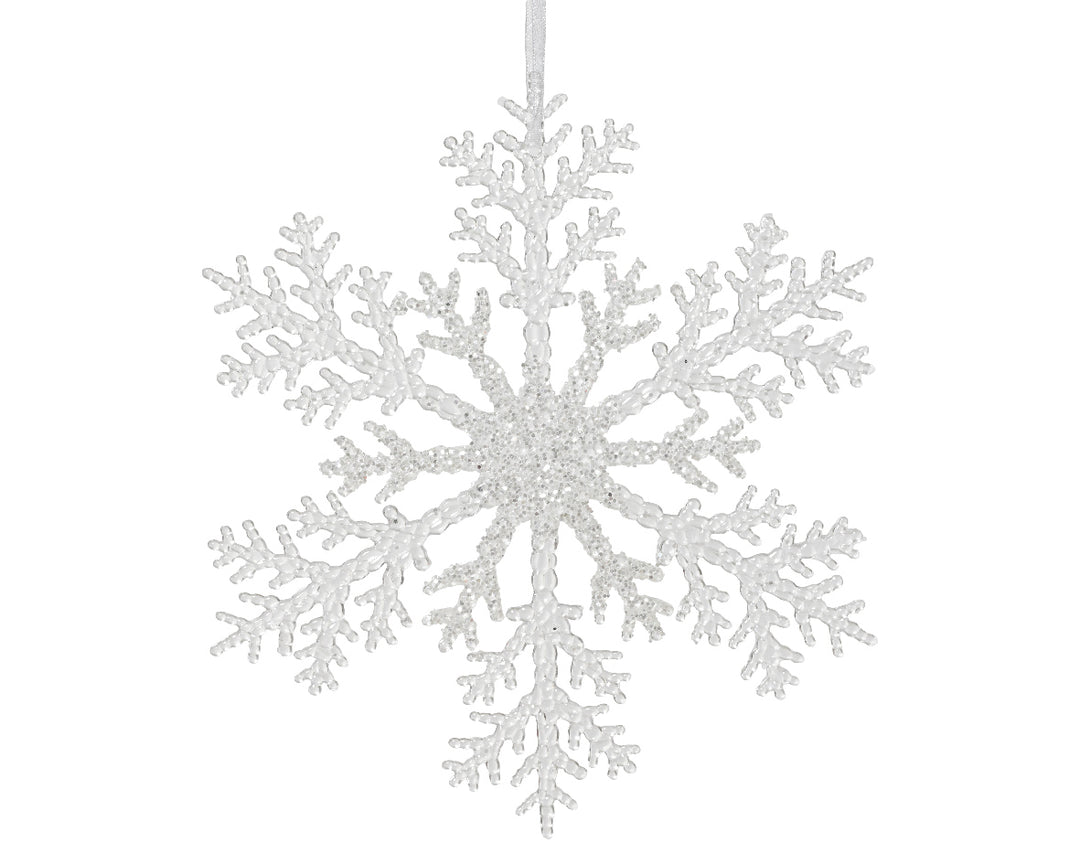 kaemingk snowflake - transparent/ silver