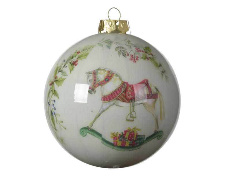 8cm Bauble Rocking Horse