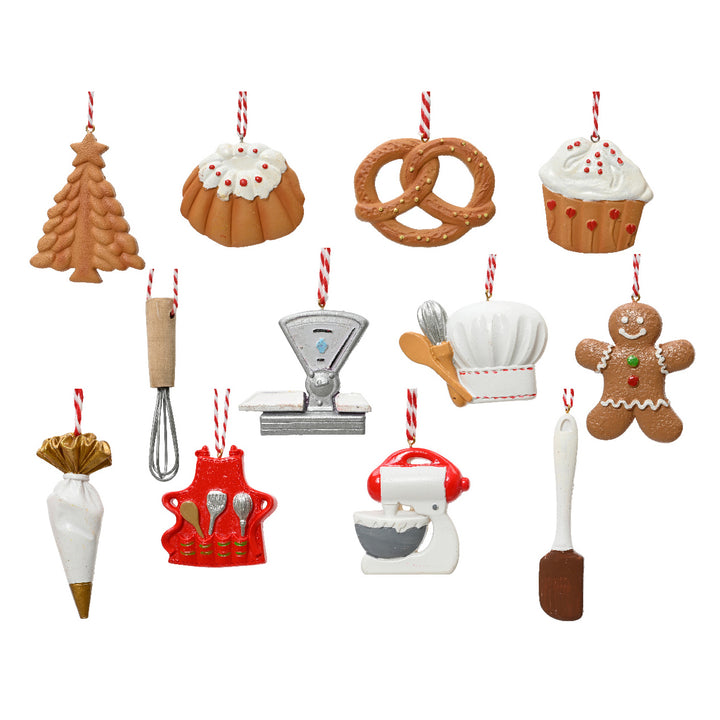 6cm Baking Design Tree Hanger