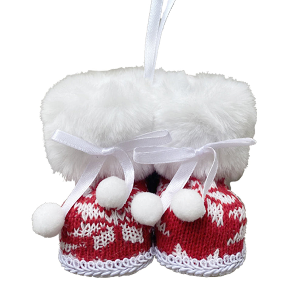 8cm Red Boots