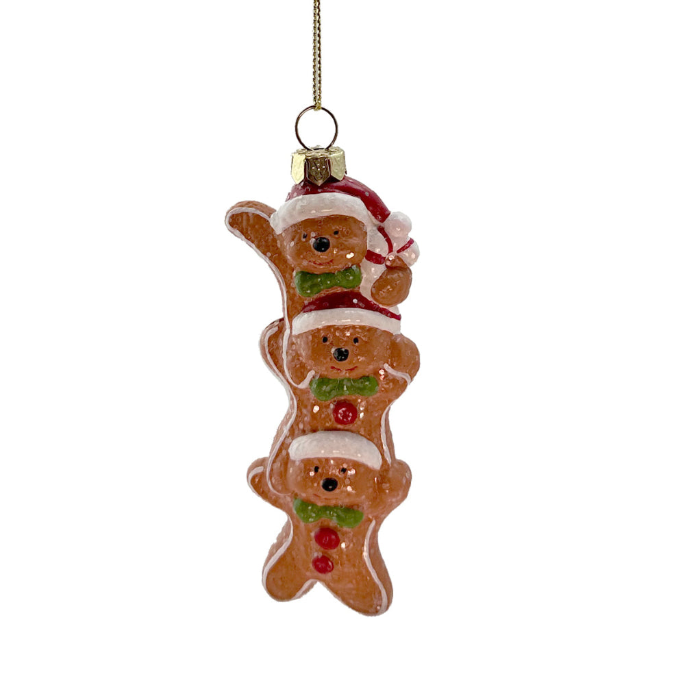 11.5cm Gingerbread Stack Bauble