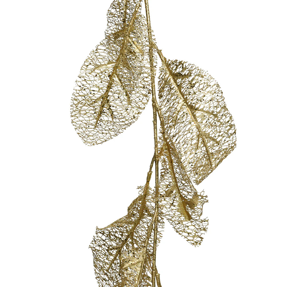 6.2ft Garland Polyester Gold