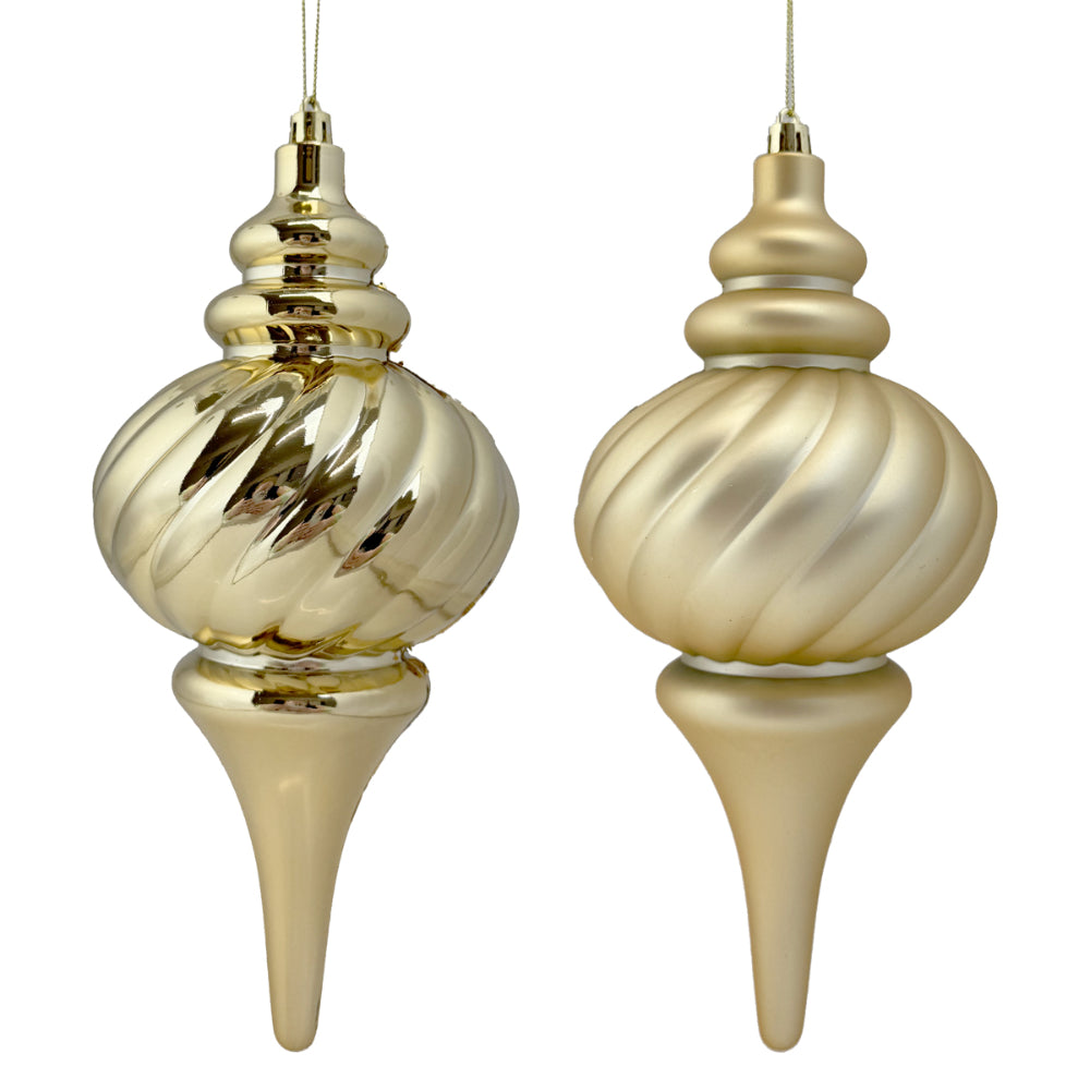Christmas tree finials