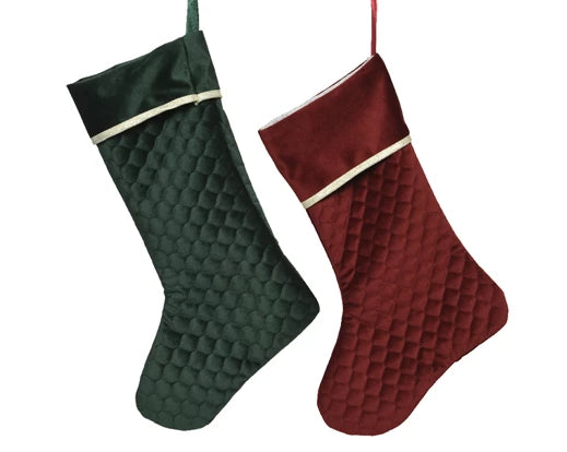 45cm Velvet Christmas Stocking