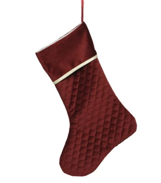 45cm Velvet Christmas Stocking