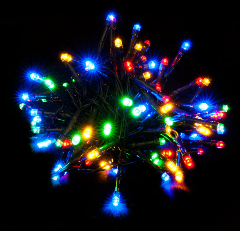 96 LED Battery Operated Lights Multi Colour