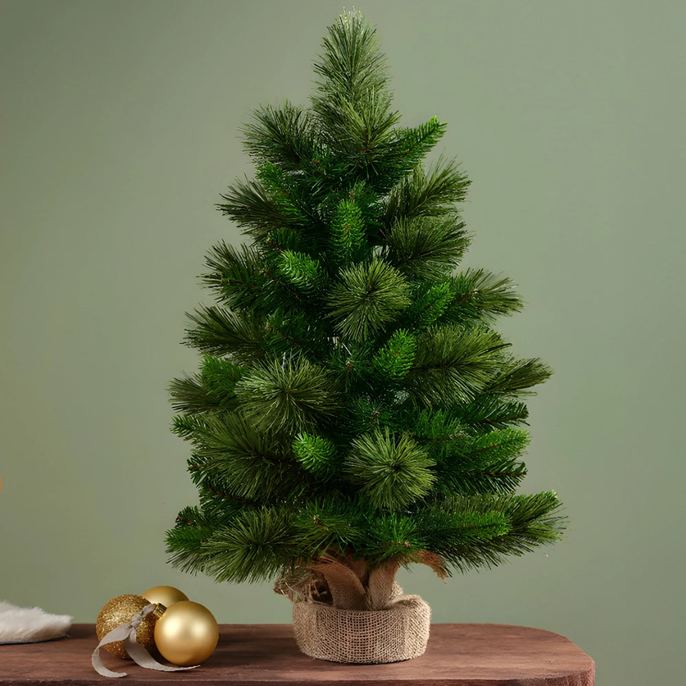 75cm Everlands Edmonton Mini Christmas Tree with Jute Base