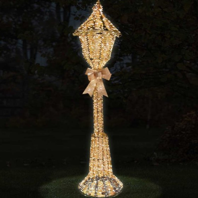 2.3m GoldTwist Lamp Post