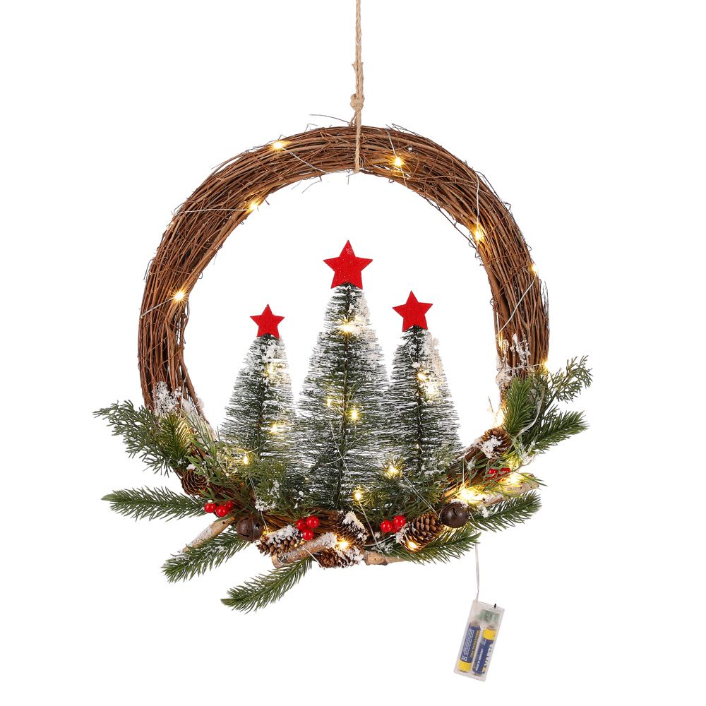 16" Wreath Tree LED