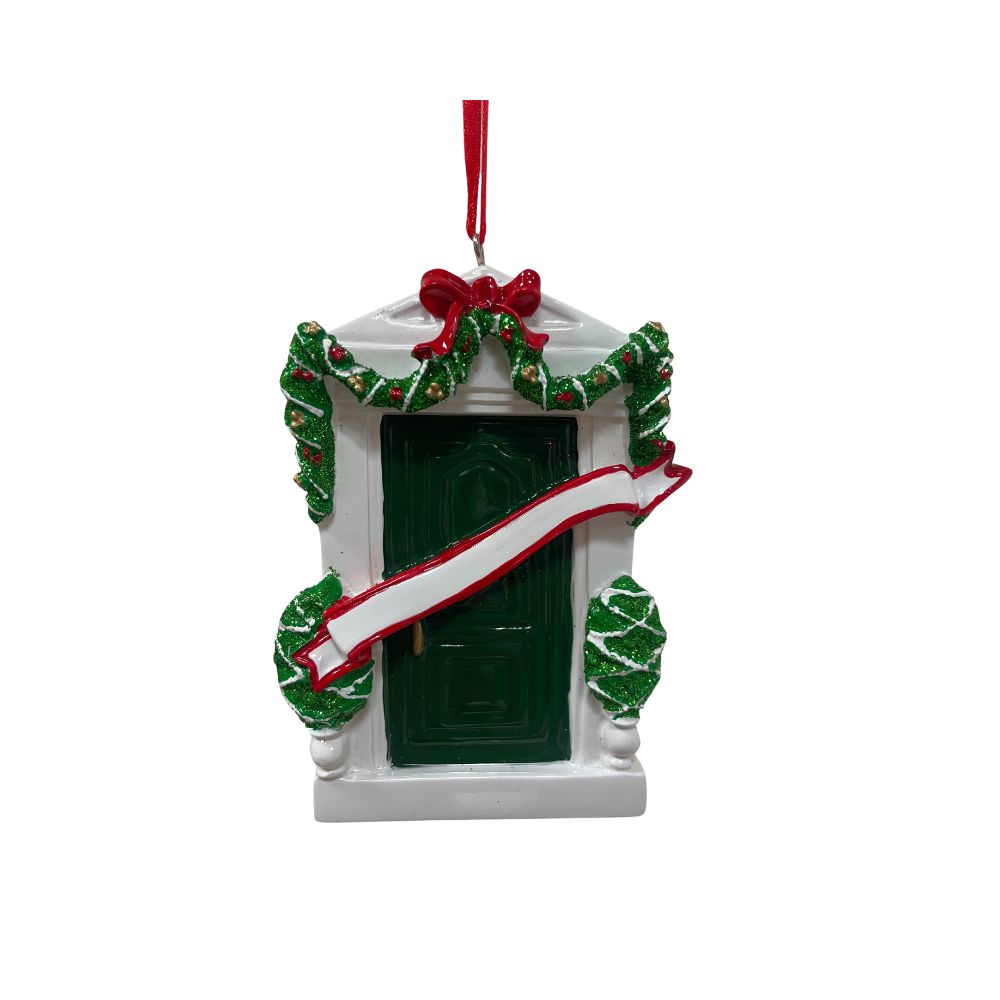 Home - Green Door Christmas Ornament