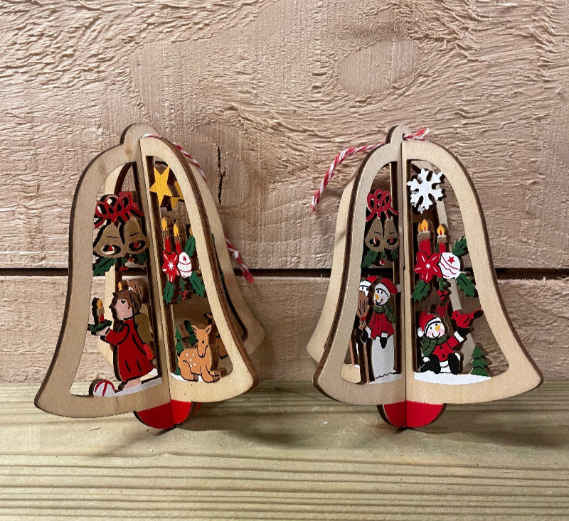 3D Wooden Bell