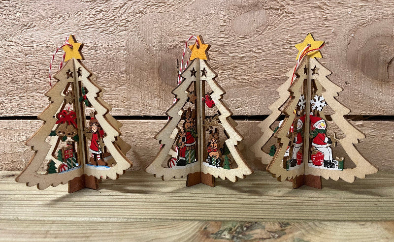 3D Wooden Tree