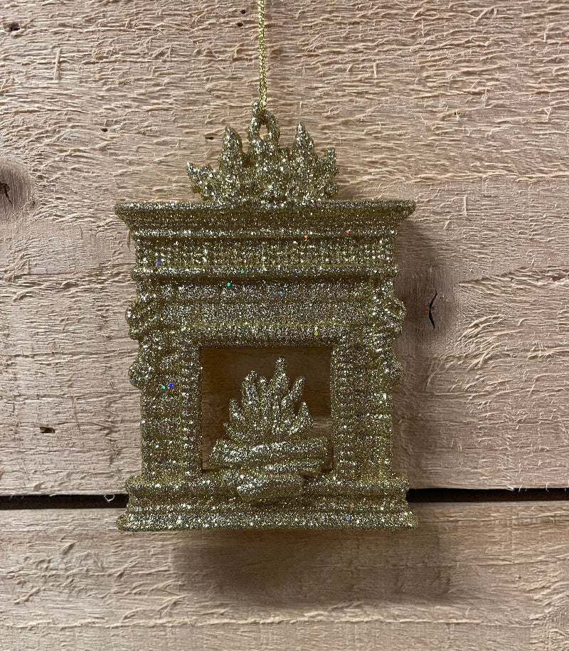 Gold Fireplace