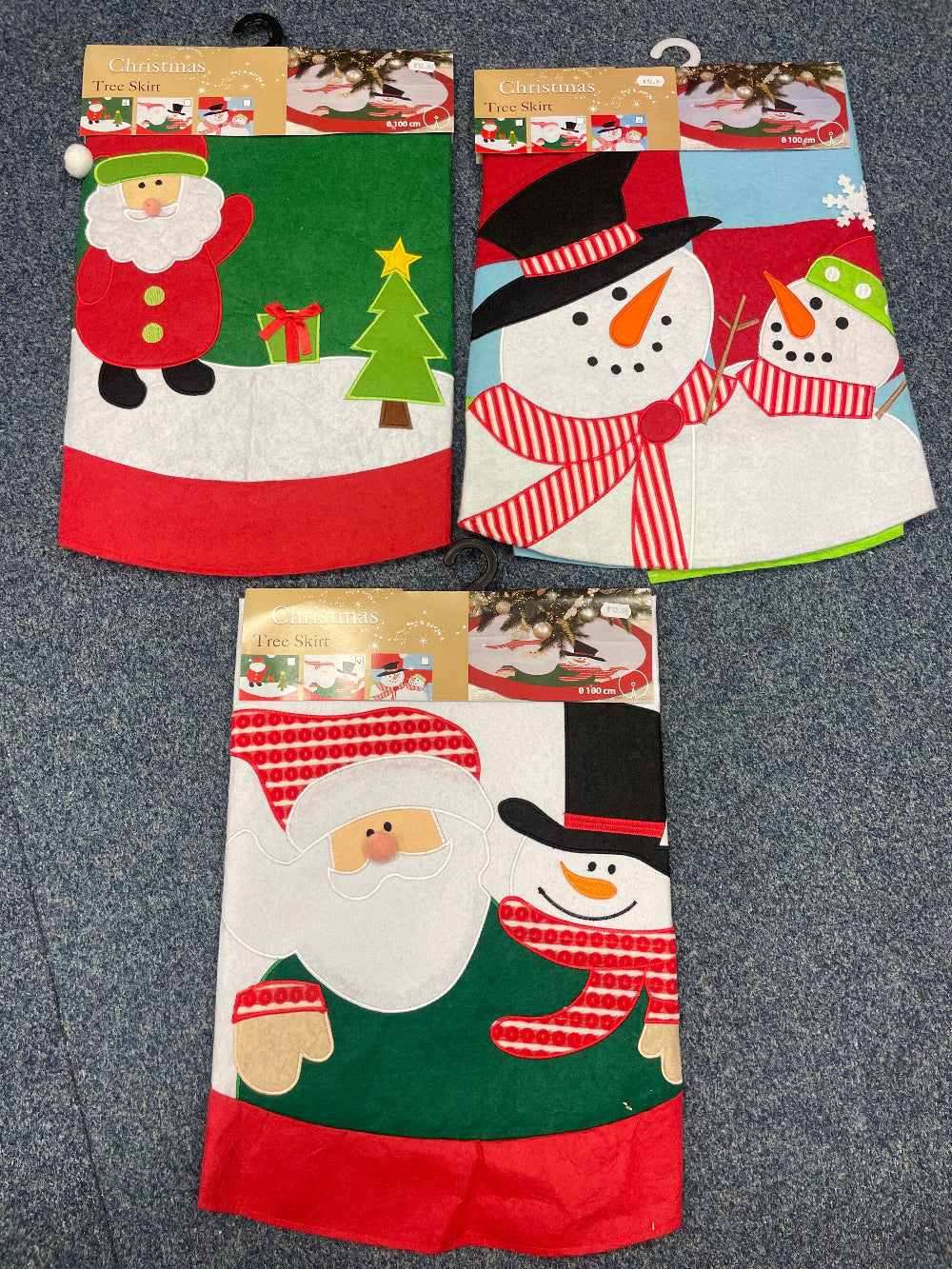 Tree Skirt Assorted Designs - 100cm | 3.3ft