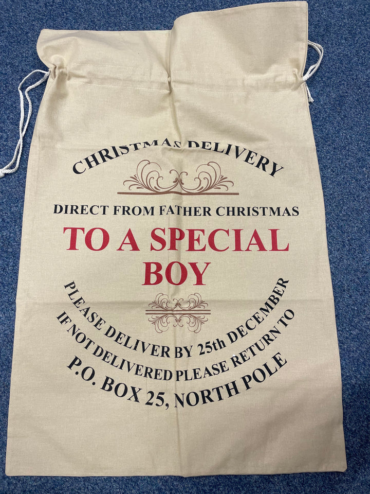 Printed Gift Sack 88x58cm