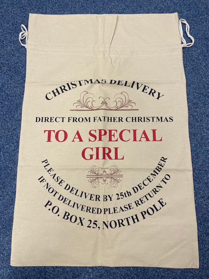 Printed Gift Sack 88x58cm