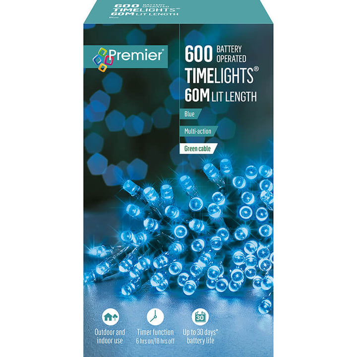 600 LED Timelights Battery Operated Lights