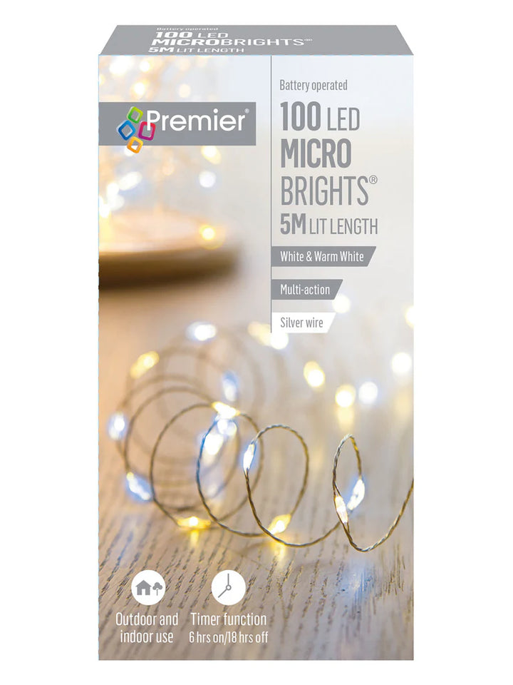 100 LED Battery Operated Microbrights