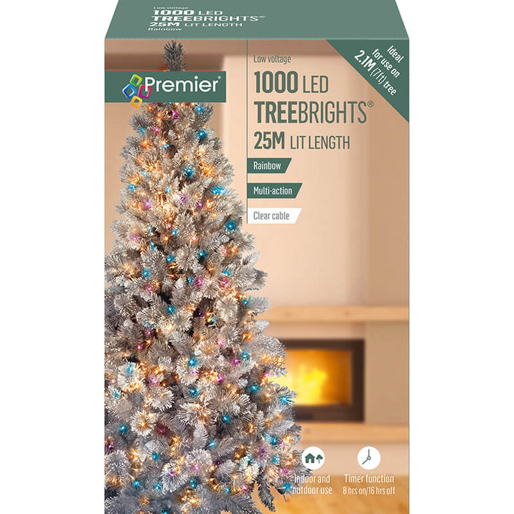 1000 LED TreeBrights Tree Lights With Clear Cable