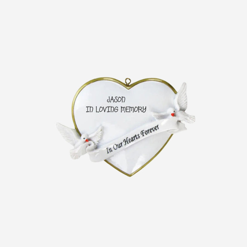In Our Hearts Forever Memorial Ornament
