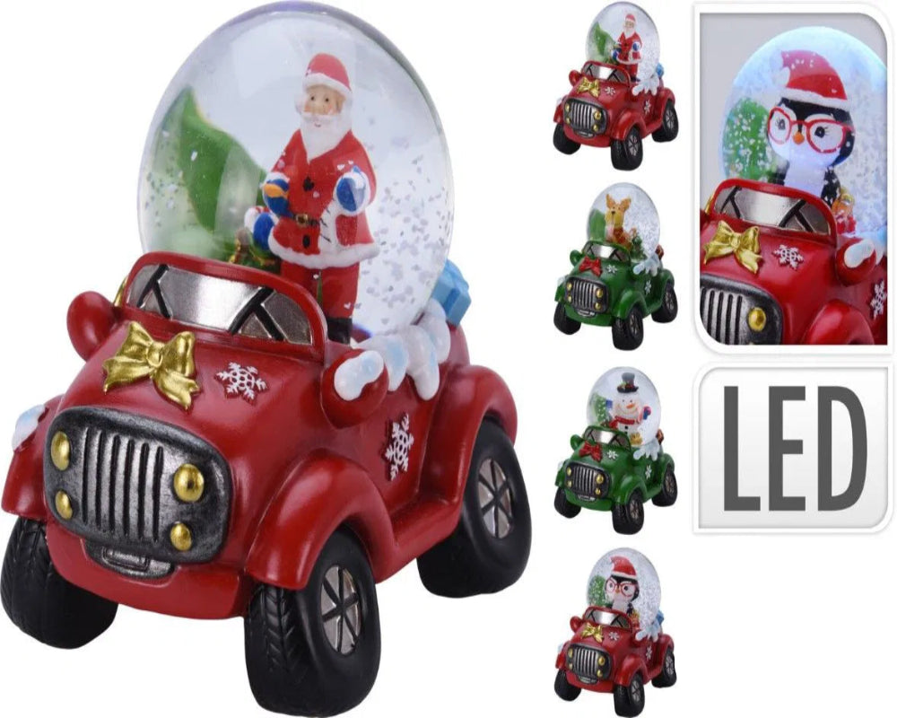 12cm Snow Globe Car