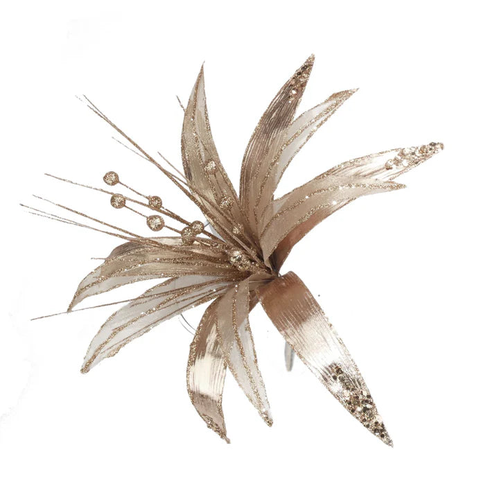 Clip On Superflower Rose Gold