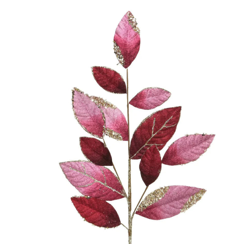 75cm Glitter Spray Oxblood