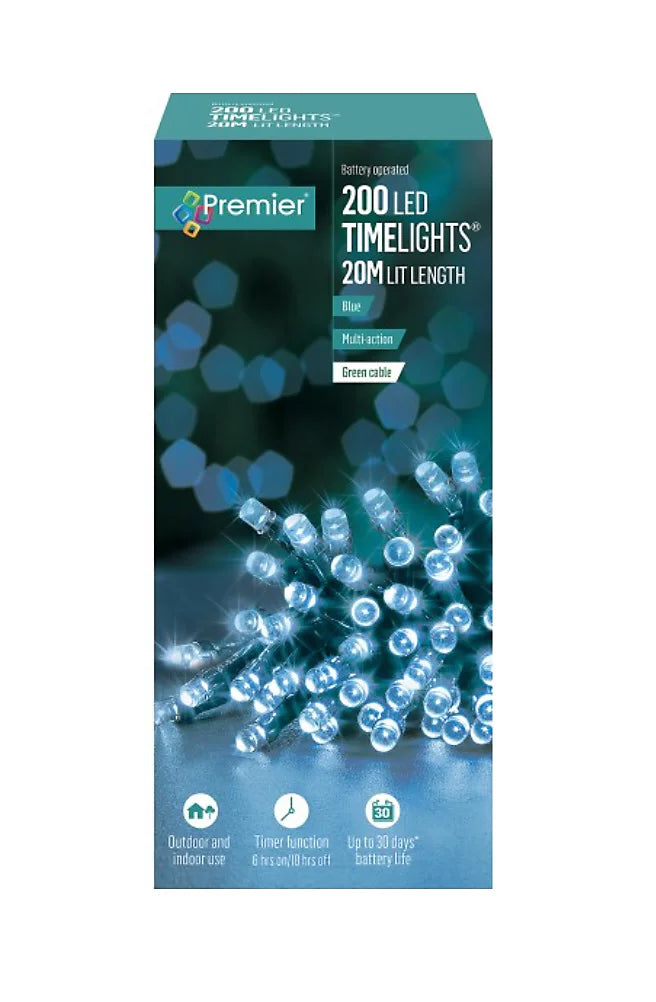 200 LED Timelights Battery Operated Lights