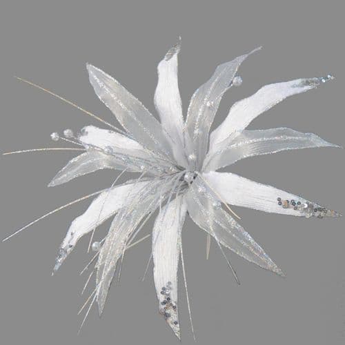 Clip On Superflower White