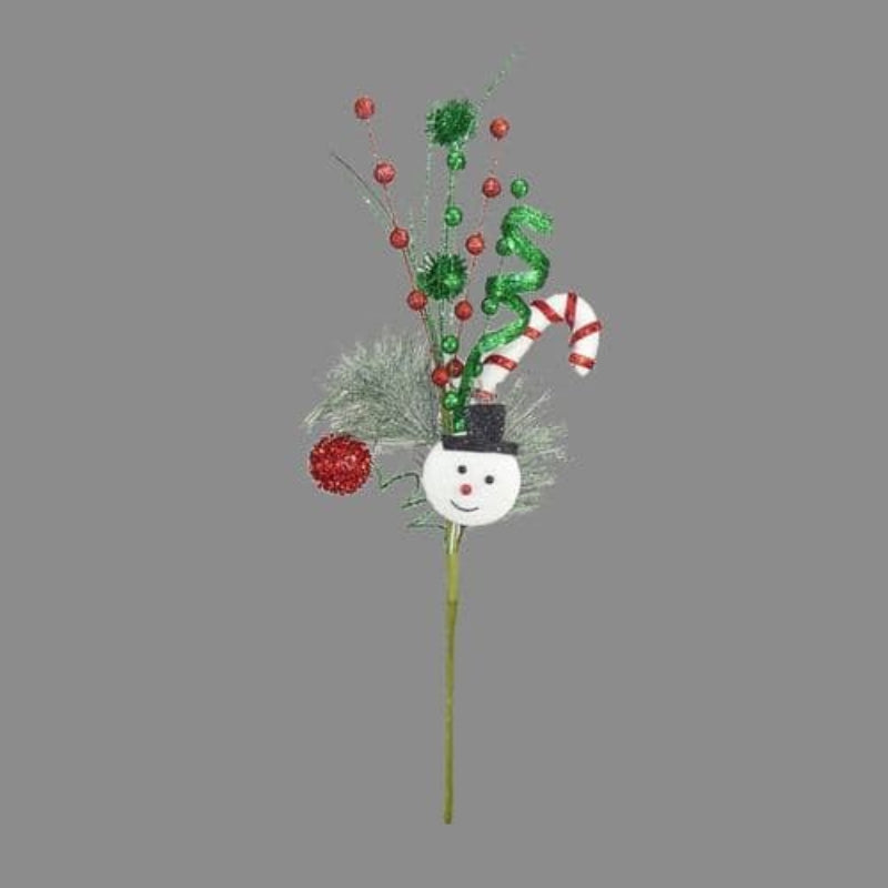 48cm Snow Candy Cane Spray
