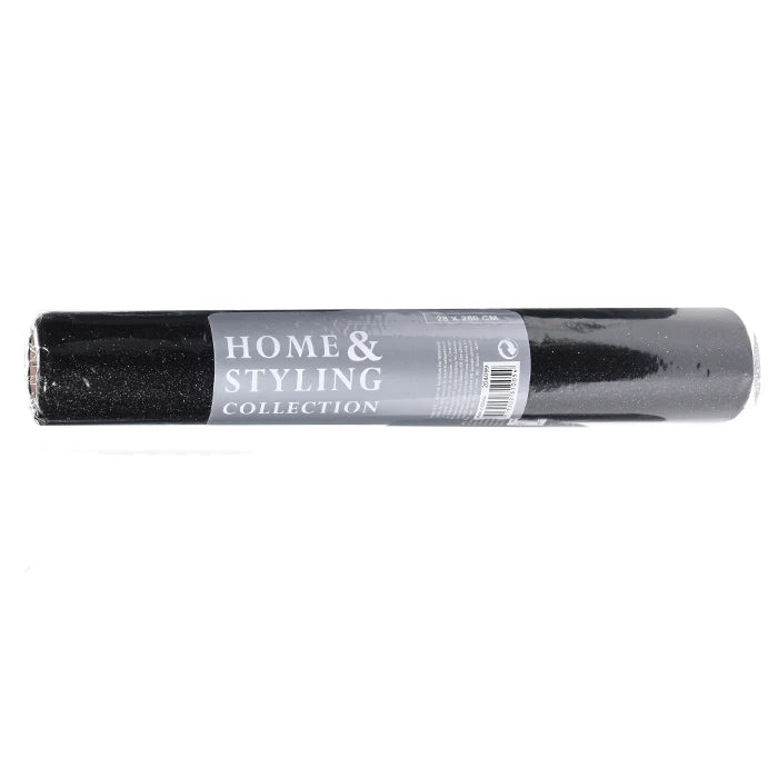 2.5m Glitter Runner Black