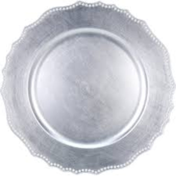 Lux Plate 33cm Silver