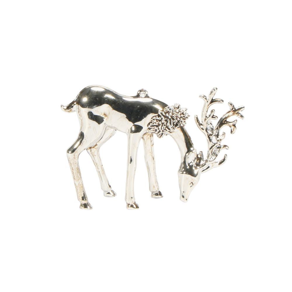 Reindeer Hanging Ornament - Silver