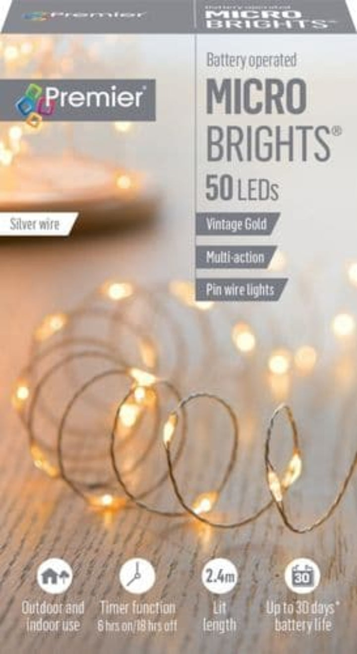 50 LED Battery Operated Microbrights