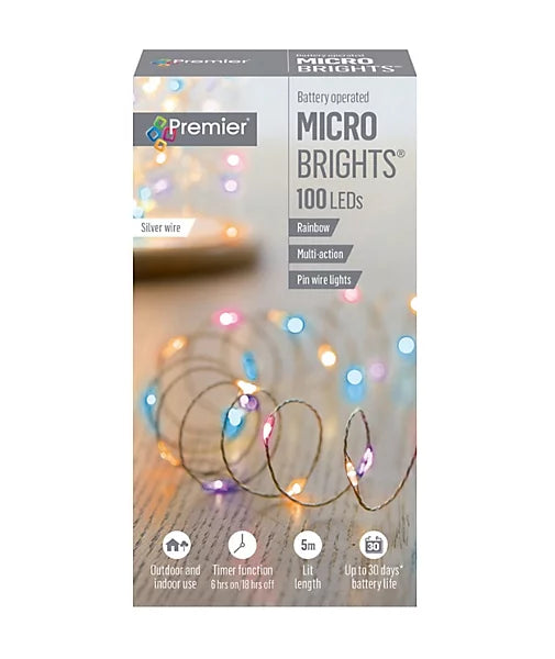 100 LED Battery Operated Microbrights