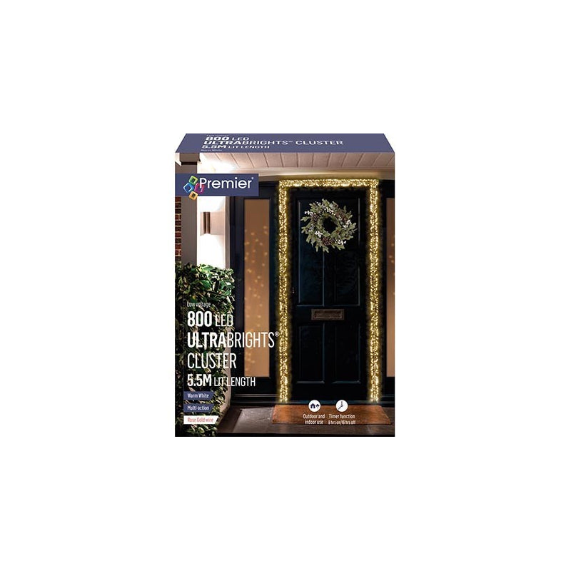 800 LED M-A Ultrabrights Cluster Lights