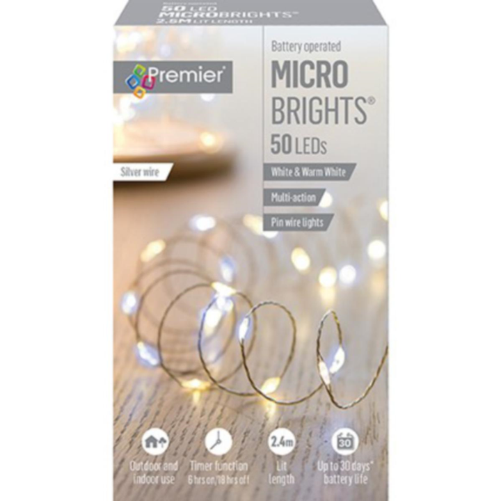 50 LED Battery Operated Microbrights
